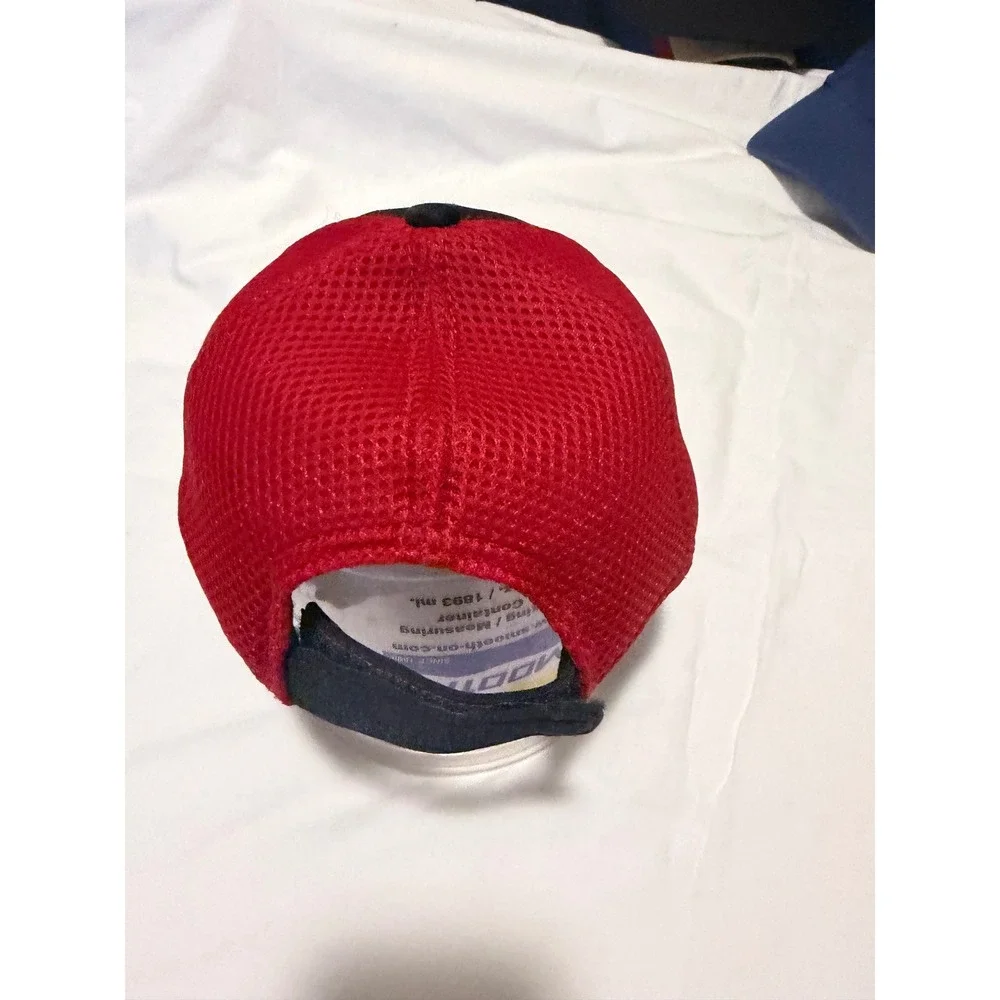 New Era 9FORTY Cleveland Indians Youth Hat Navy Blue Red Mesh‎ Adjustable Cap